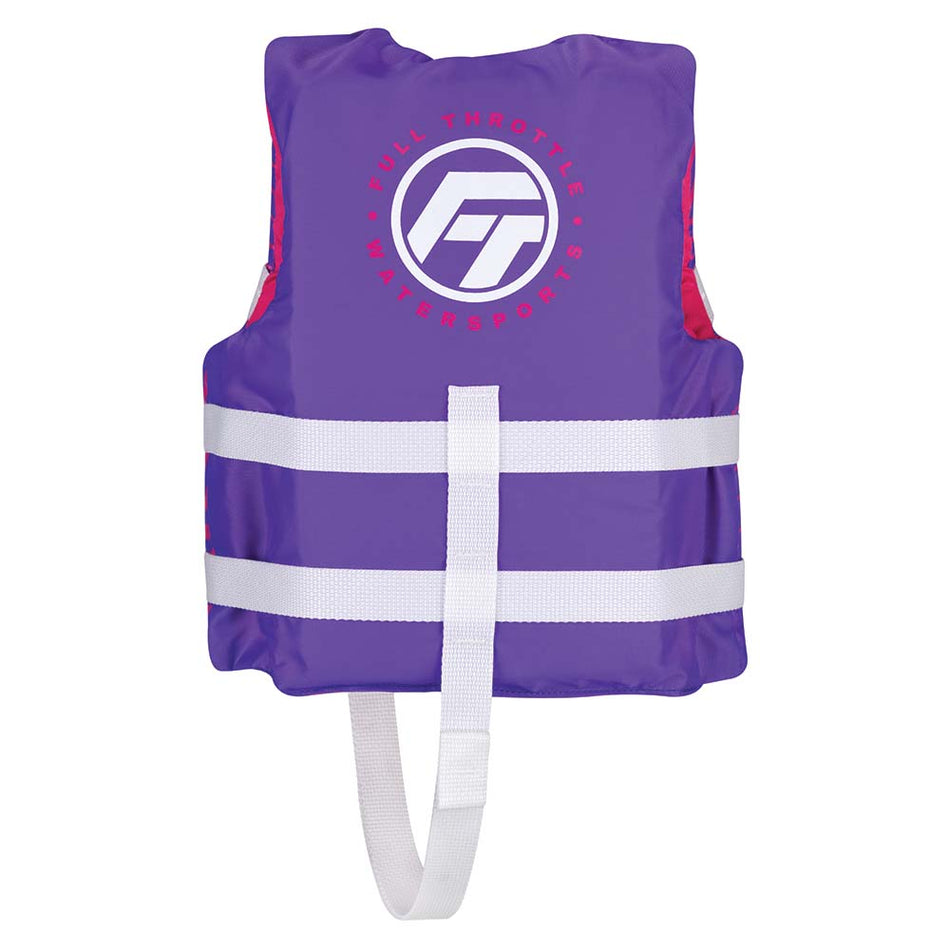 Full Throttle Child Nylon Life Jacket - Purple - Get Tight Gear