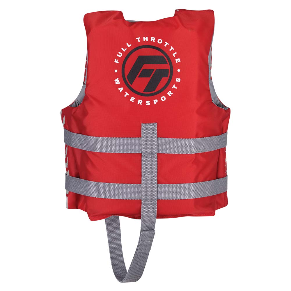 Full Throttle Child Nylon Life Jacket - Red - Get Tight Gear