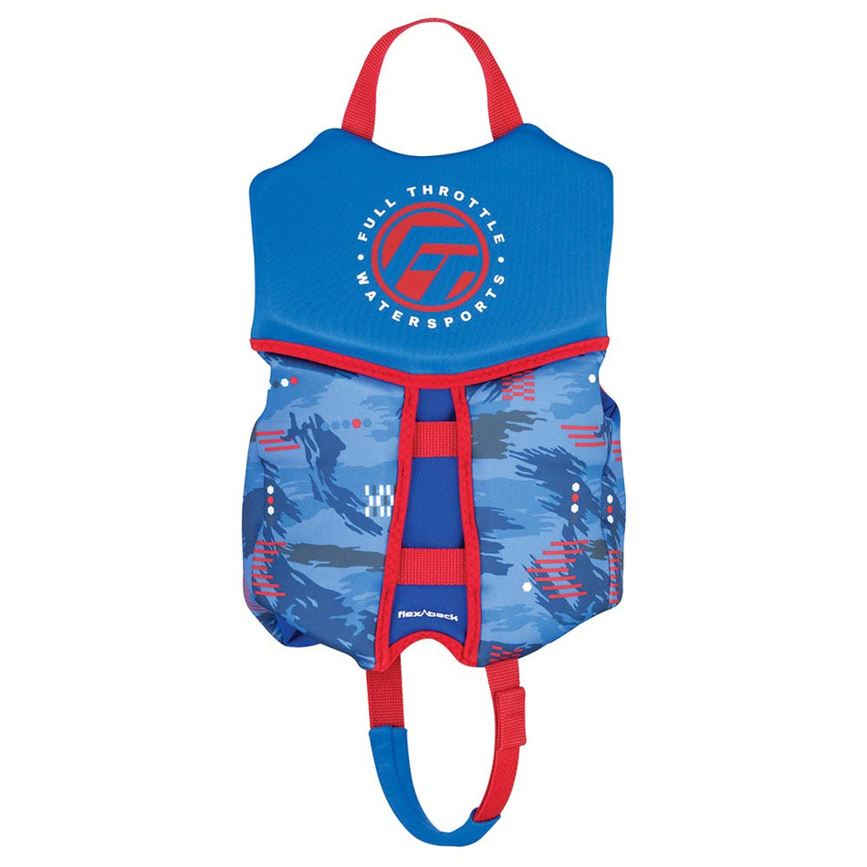 Full Throttle Child Rapid - Dry Flex - Back Life Jacket - Blue - Get Tight Gear