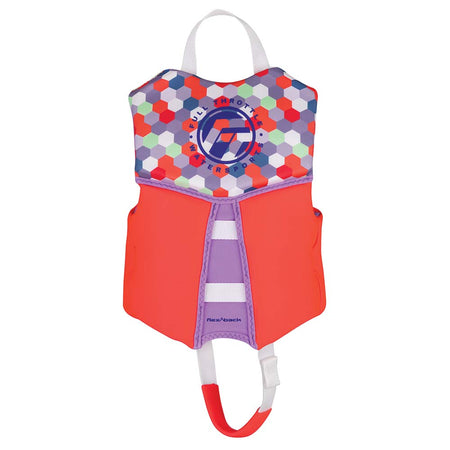 Full Throttle Child Rapid - Dry Flex - Back Life Jacket - Pink - Get Tight Gear