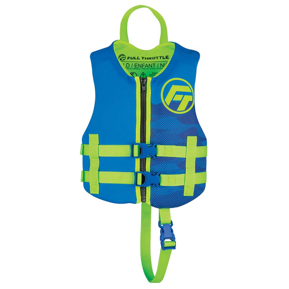 Full Throttle Child Rapid - Dry Life Jacket - Blue - Get Tight Gear