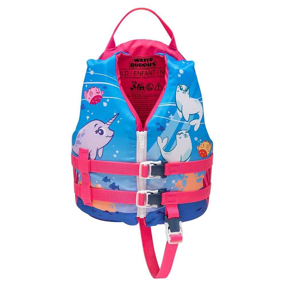 Full Throttle Child Water Buddies Life Vest - Octopus - 30 - 50lbs Type III - Get Tight Gear
