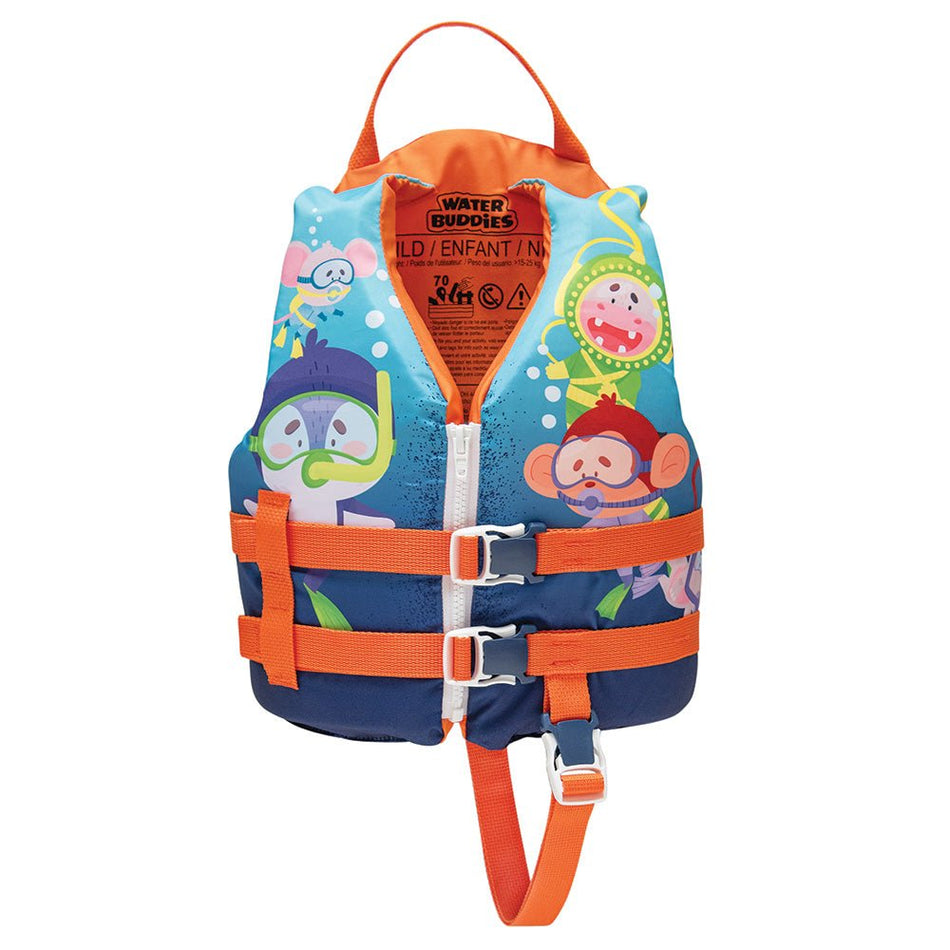 Full Throttle Child Water Buddies Life Vest - Shark - 30 - 50lbs Type III - Get Tight Gear