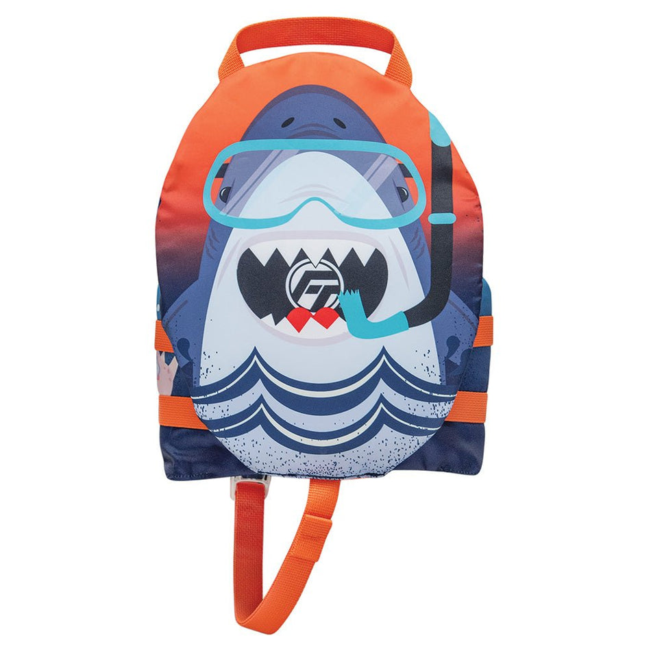 Full Throttle Child Water Buddies Life Vest - Shark - 30 - 50lbs Type III - Get Tight Gear