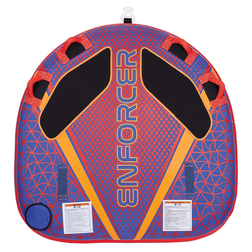 Full Throttle Enforcer Towable Tube - 2 - Rider - Red - Get Tight Gear