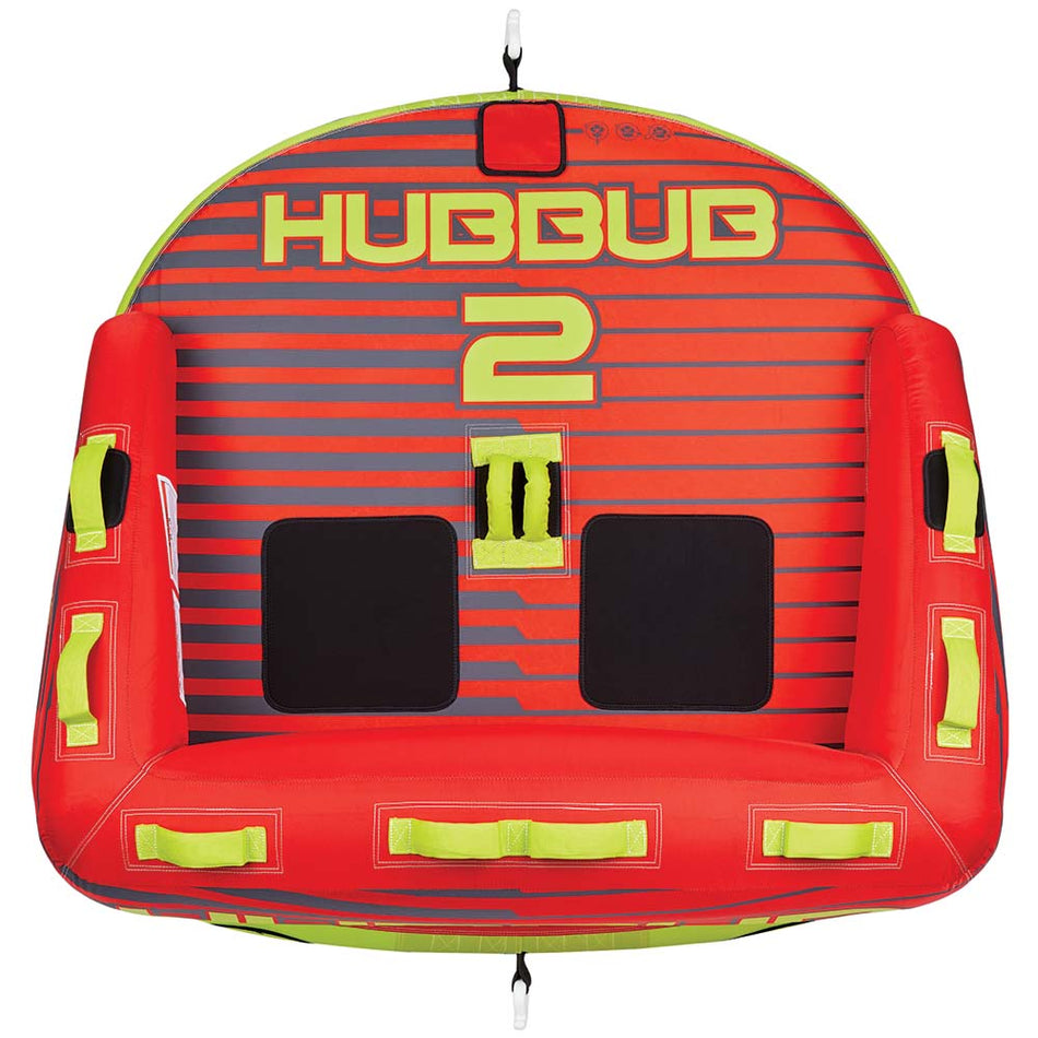 Full Throttle Hubbub 2 Towable Tube - 2 Rider - Red - Get Tight Gear