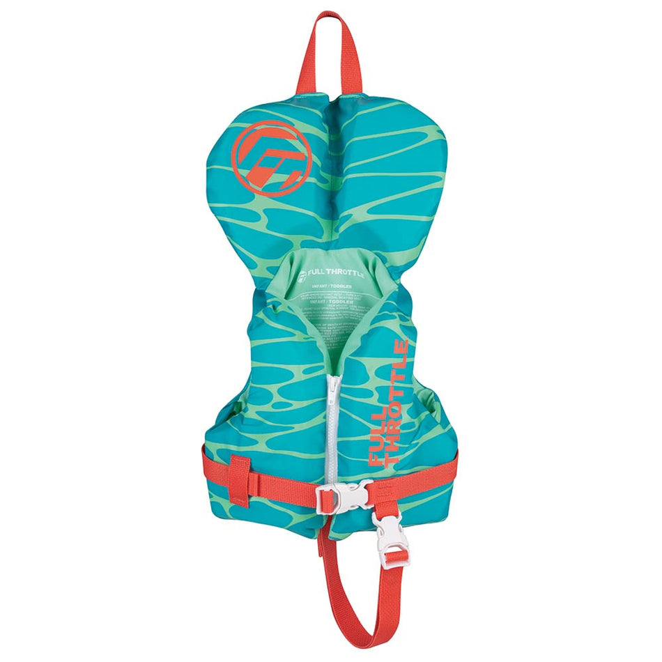 Full Throttle Infant Nylon Life Jacket - Aqua - Get Tight Gear