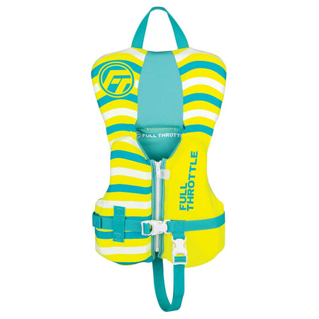 Full Throttle Infant Rapid - Dry Life Jacket - Yellow - Get Tight Gear