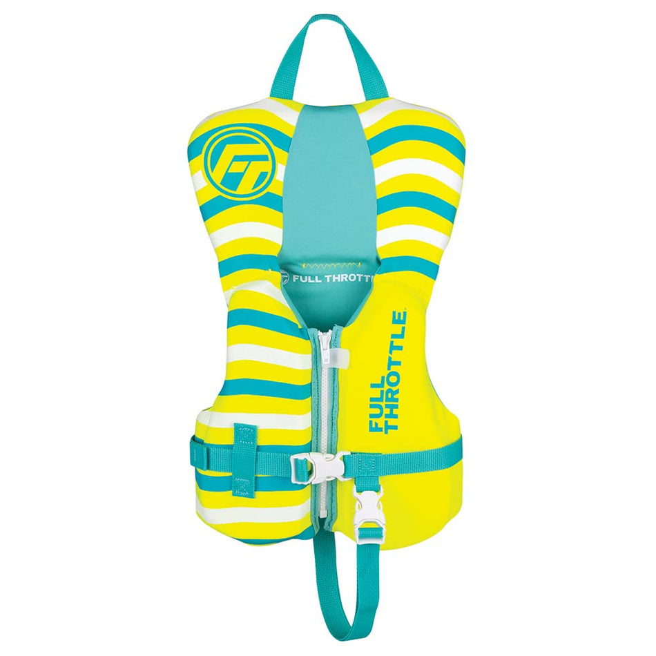 Full Throttle Infant Rapid - Dry Life Jacket - Yellow - Get Tight Gear