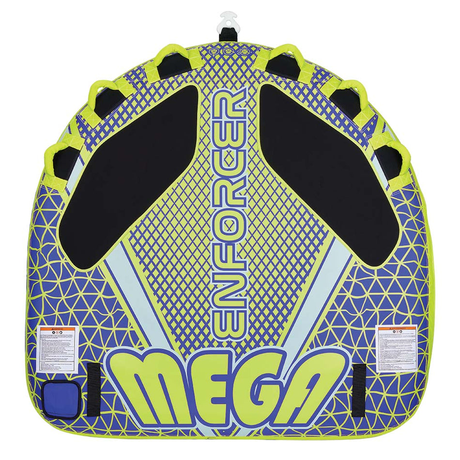 Full Throttle Mega Enforcer Towable Tube - 3 Rider - Yellow - Get Tight Gear