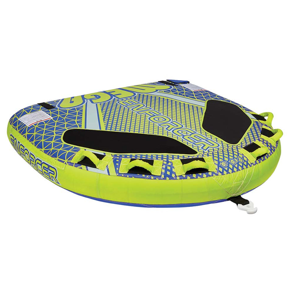 Full Throttle Mega Enforcer Towable Tube - 3 Rider - Yellow - Get Tight Gear