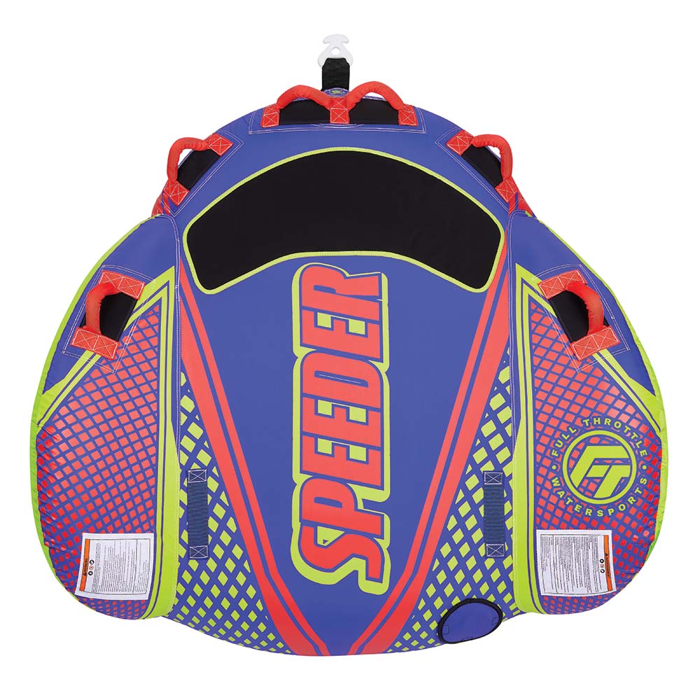 Full Throttle Speeder Towable Tube - 2 Rider - Blue - Get Tight Gear