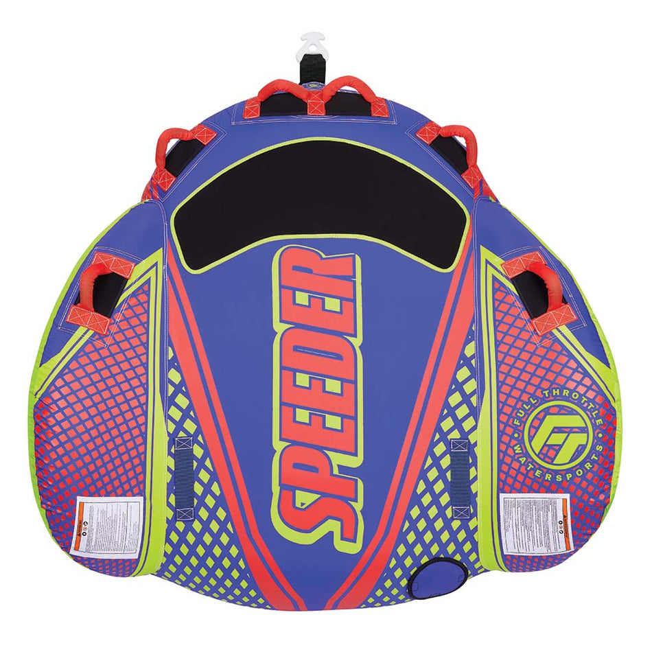 Full Throttle Speeder Towable Tube - 2 Rider - Blue - Get Tight Gear