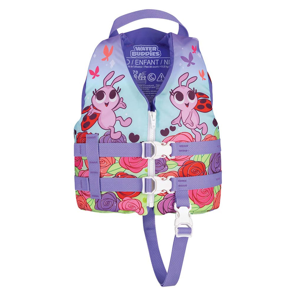 Full Throttle Water Buddies Life Vest - Child 30 - 50lbs - Ladybug - Get Tight Gear