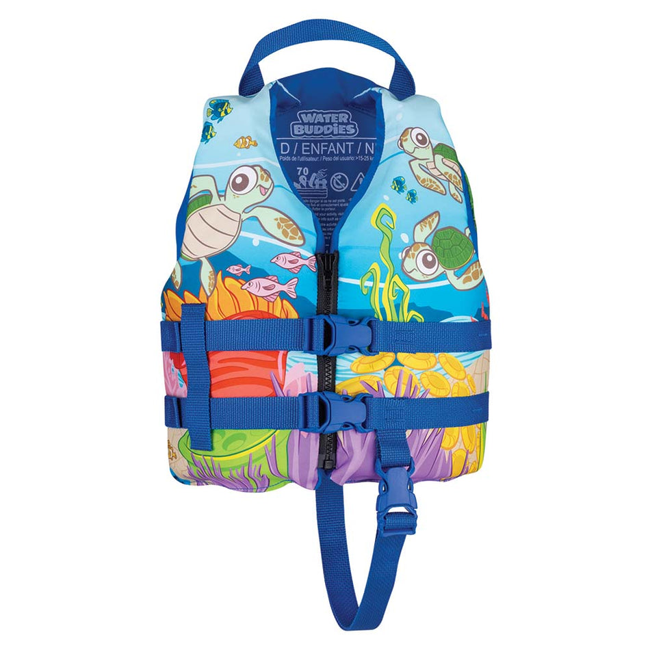 Full Throttle Water Buddies Vest - Child 30 - 50lbs - Turtle - Get Tight Gear