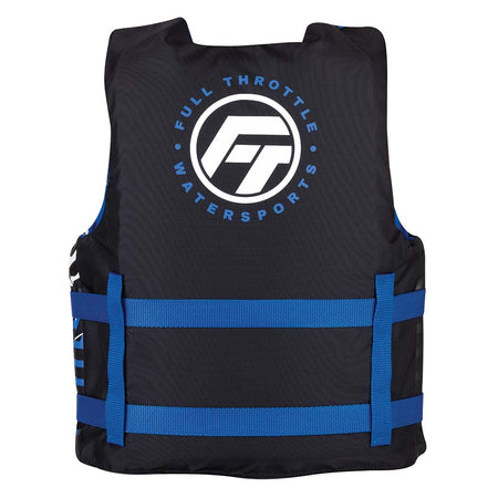 Full Throttle Youth Nylon Life Jacket - Blue/Black - Get Tight Gear