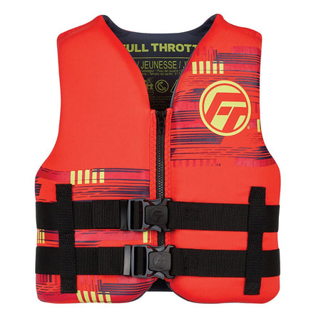 Full Throttle Youth Rapid - Dry Life Jacket - Red - Get Tight Gear