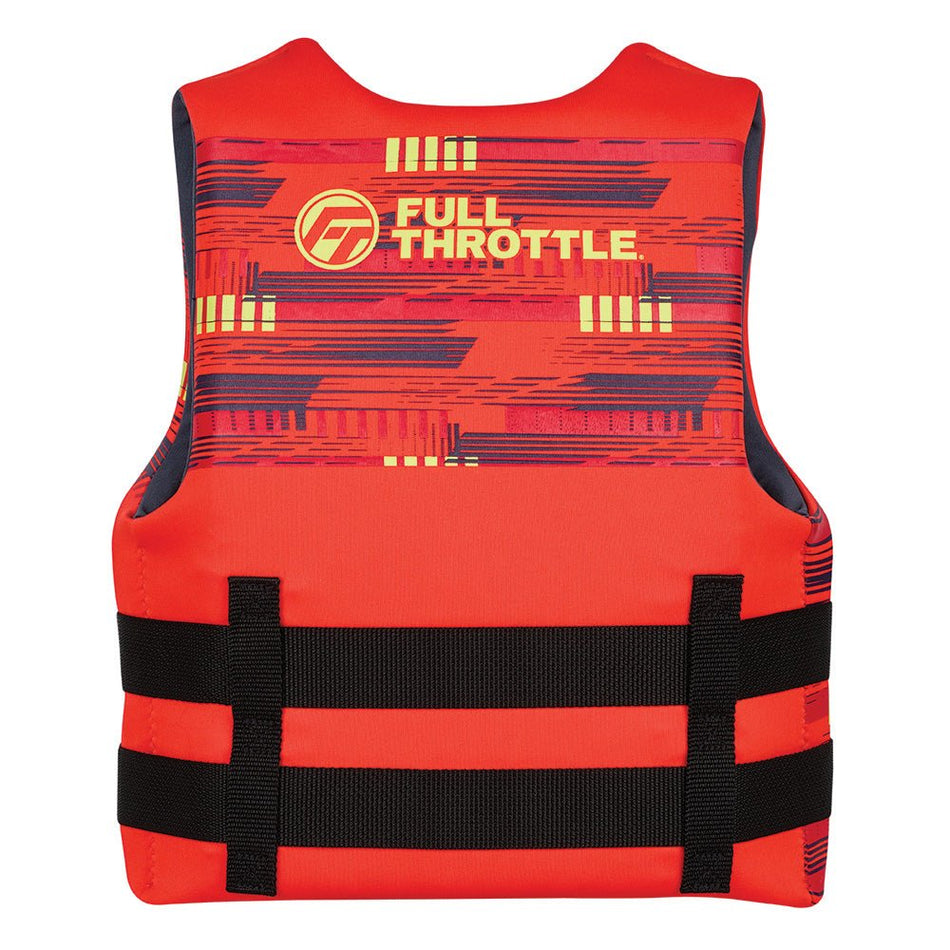 Full Throttle Youth Rapid - Dry Life Jacket - Red - Get Tight Gear