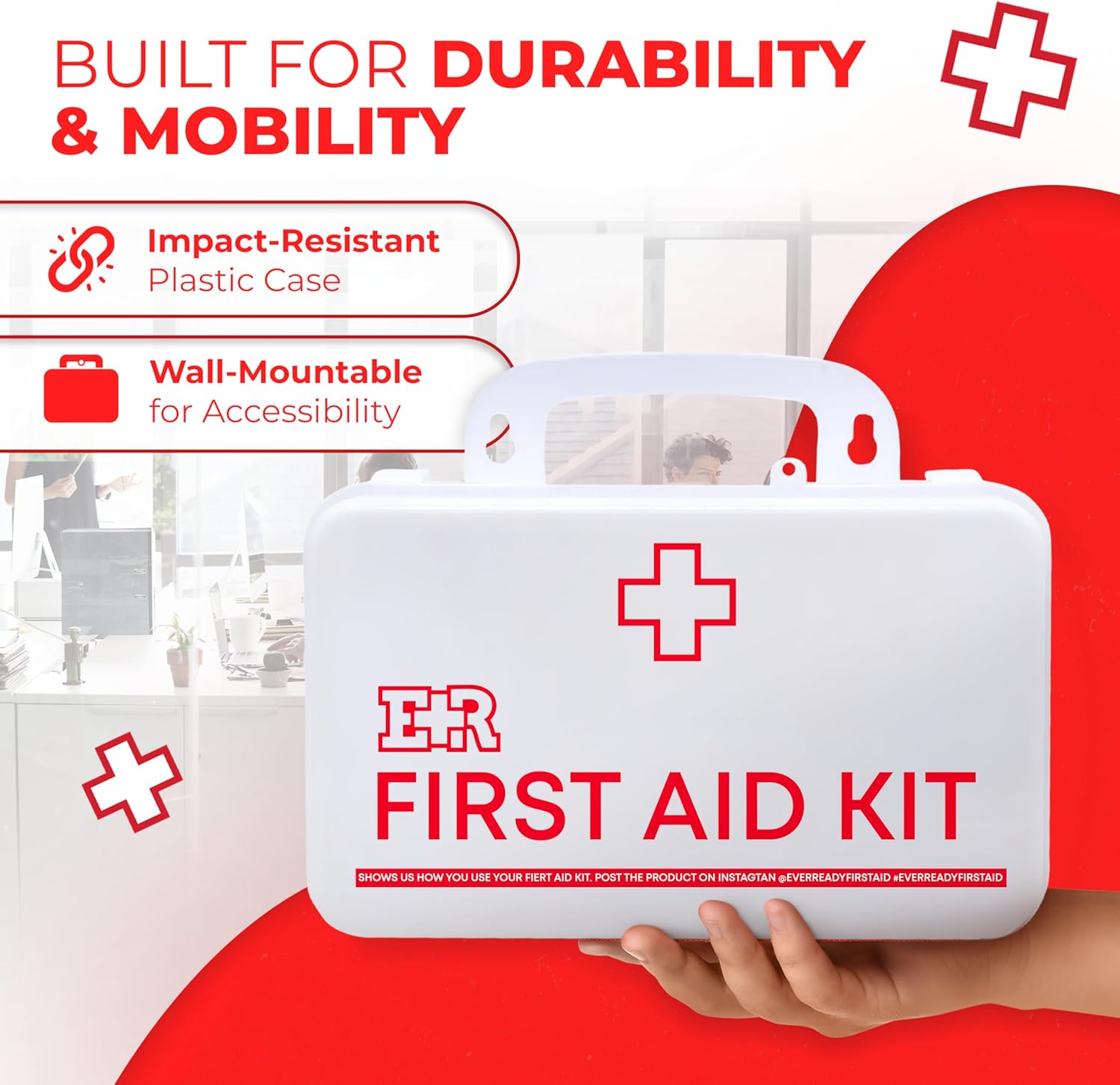 Fully Stocked First Aid Kit - ANSI Class B - Get Tight Gear