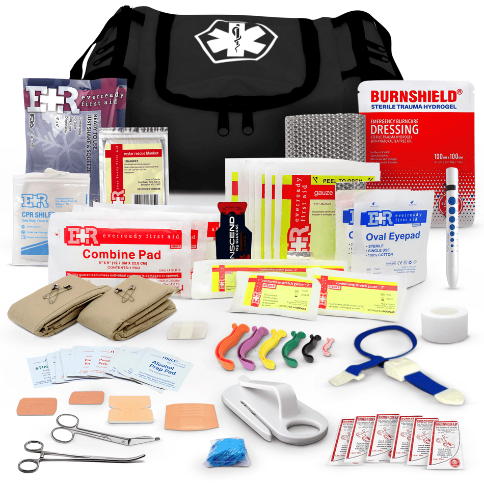 Fully Stocked First Responder Trauma Kit - Get Tight Gear