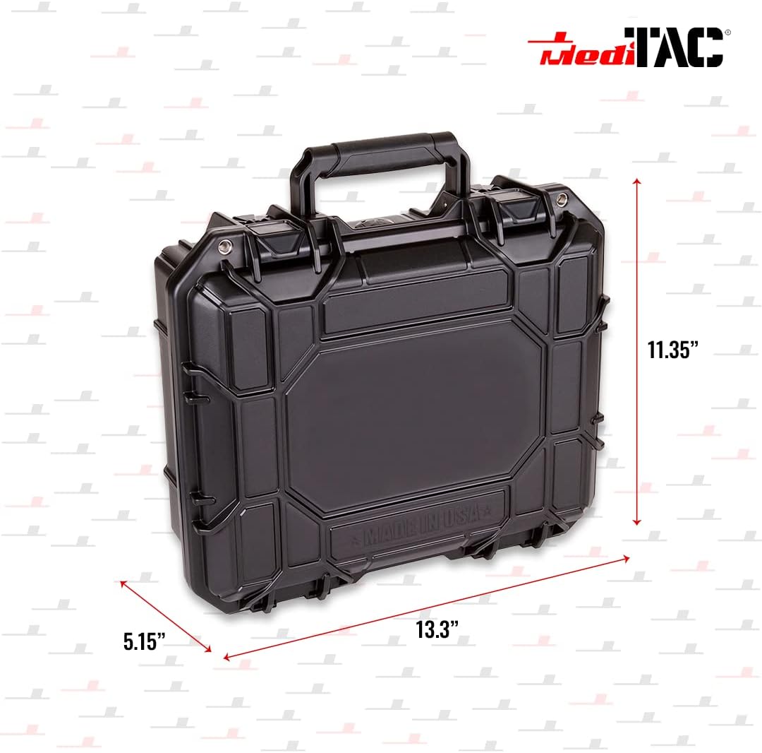 Fully Stocked Marine First Aid Medical Kit in Lightweight Waterproof Case - Get Tight Gear