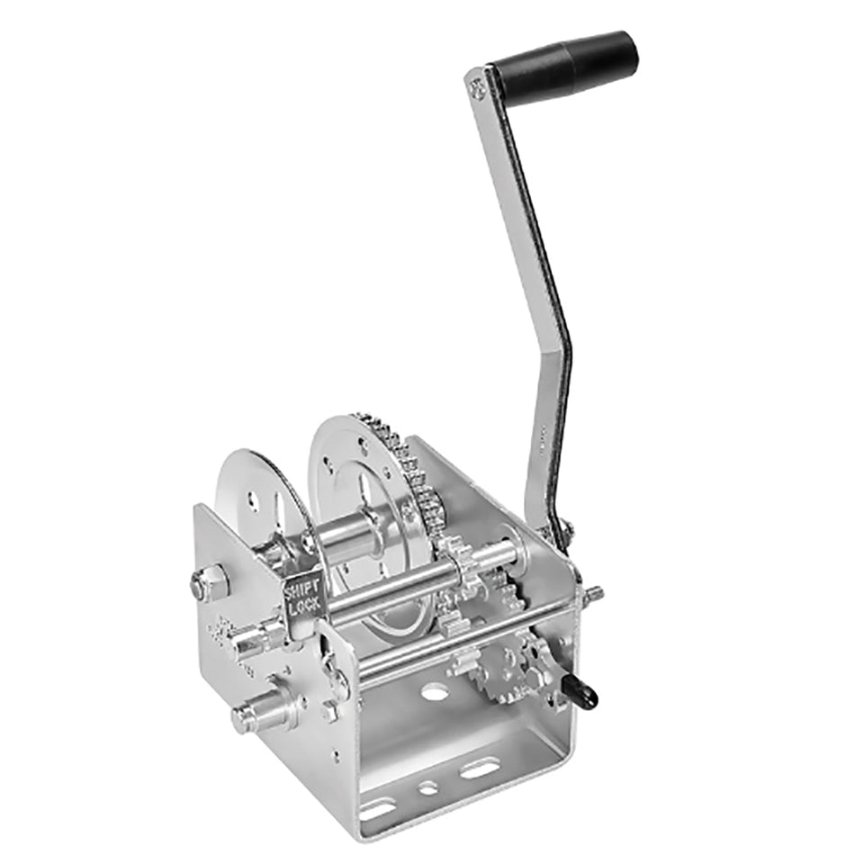 Fulton 2000lb 2 - Speed Winch - Strap Not Included - Get Tight Gear