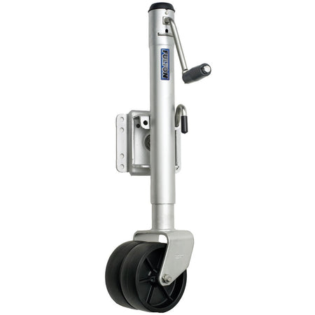 Fulton Dual Wheel 1,500 lbs. Bolt - Thru Swivel Jack - Get Tight Gear