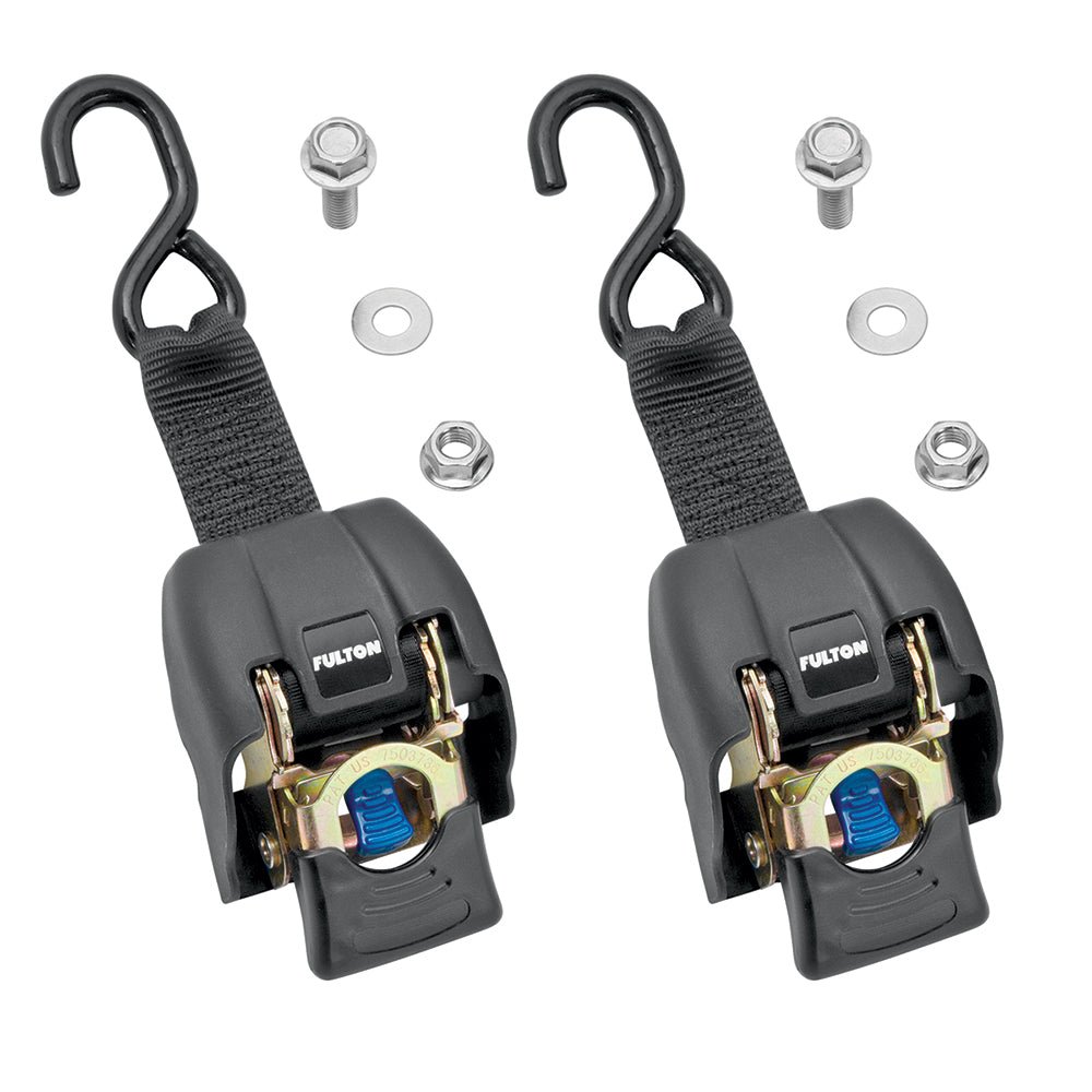 Fulton Transom Ratchet Tie Down - 2" x 43" - 2 - Pack - Get Tight Gear