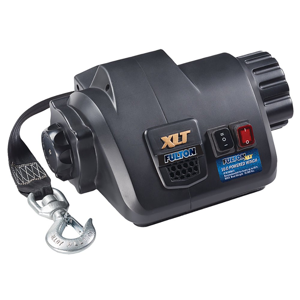 Fulton XLT 10.0 Powered Marine Winch w/Remote f/Boats up to 26' - Get Tight Gear