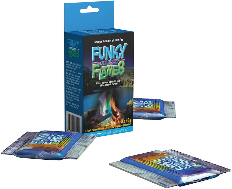 Funky Colored Flames 3 Pk - Get Tight Gear