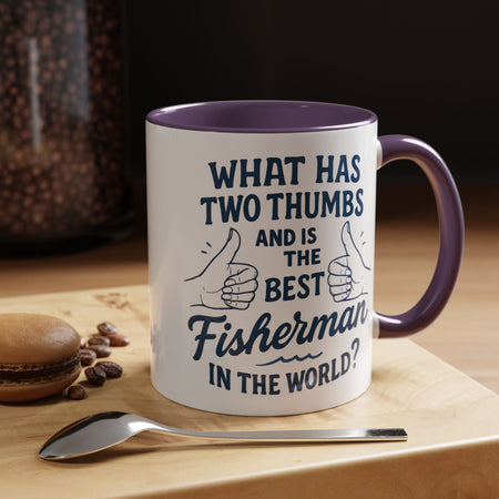 Funny Fisherman Coffee Mug, Gift for Dad, Fishing Humor, Best Fisherman Mug, Birthday Present for Men - Get Tight Gear