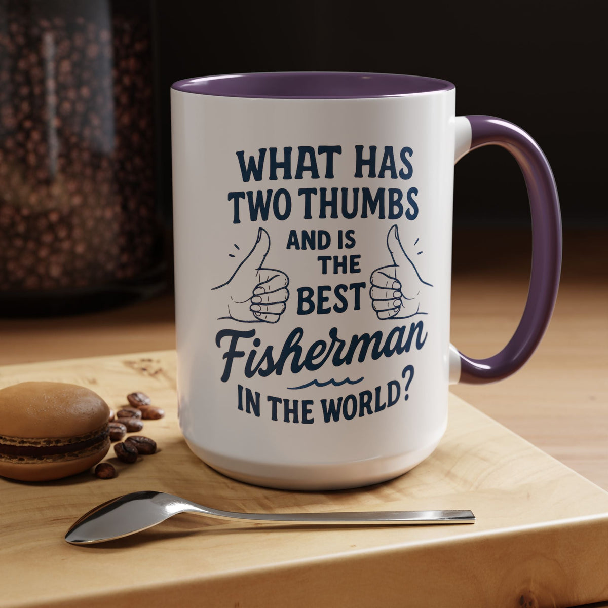 Funny Fisherman Coffee Mug, Gift for Dad, Fishing Humor, Best Fisherman Mug, Birthday Present for Men - Get Tight Gear