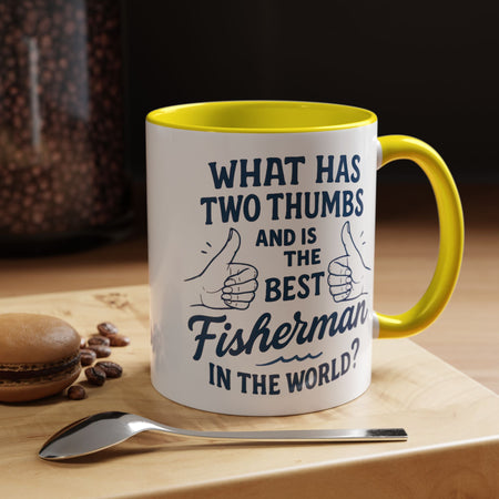 Funny Fisherman Coffee Mug, Gift for Dad, Fishing Humor, Best Fisherman Mug, Birthday Present for Men - Get Tight Gear
