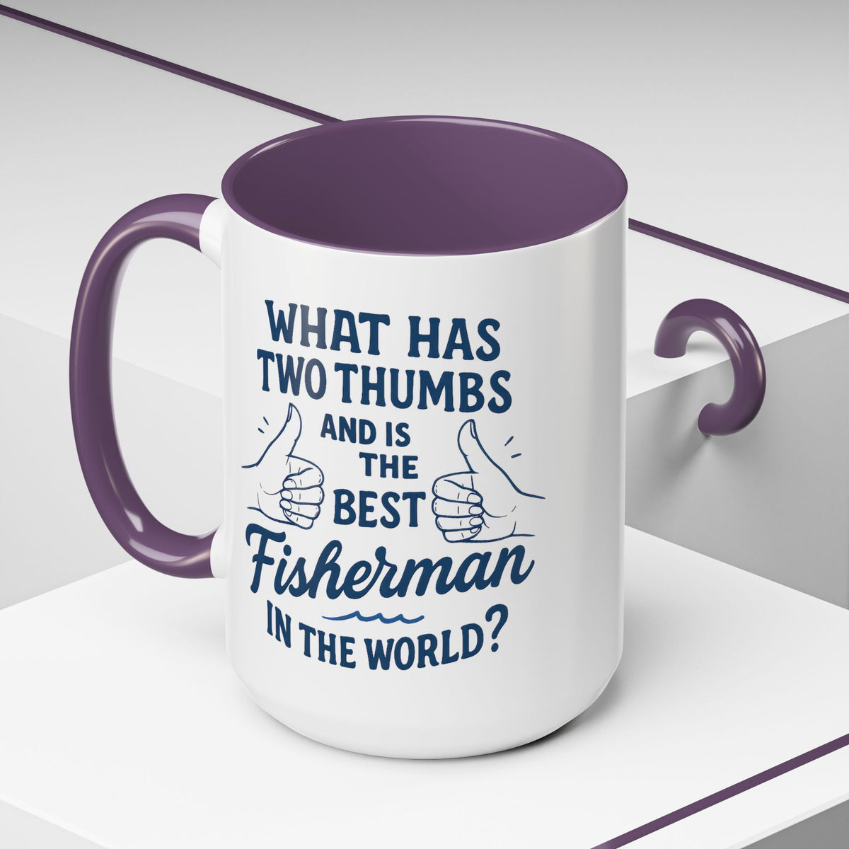 Funny Fisherman Coffee Mug, Gift for Dad, Fishing Humor, Best Fisherman Mug, Birthday Present for Men - Get Tight Gear