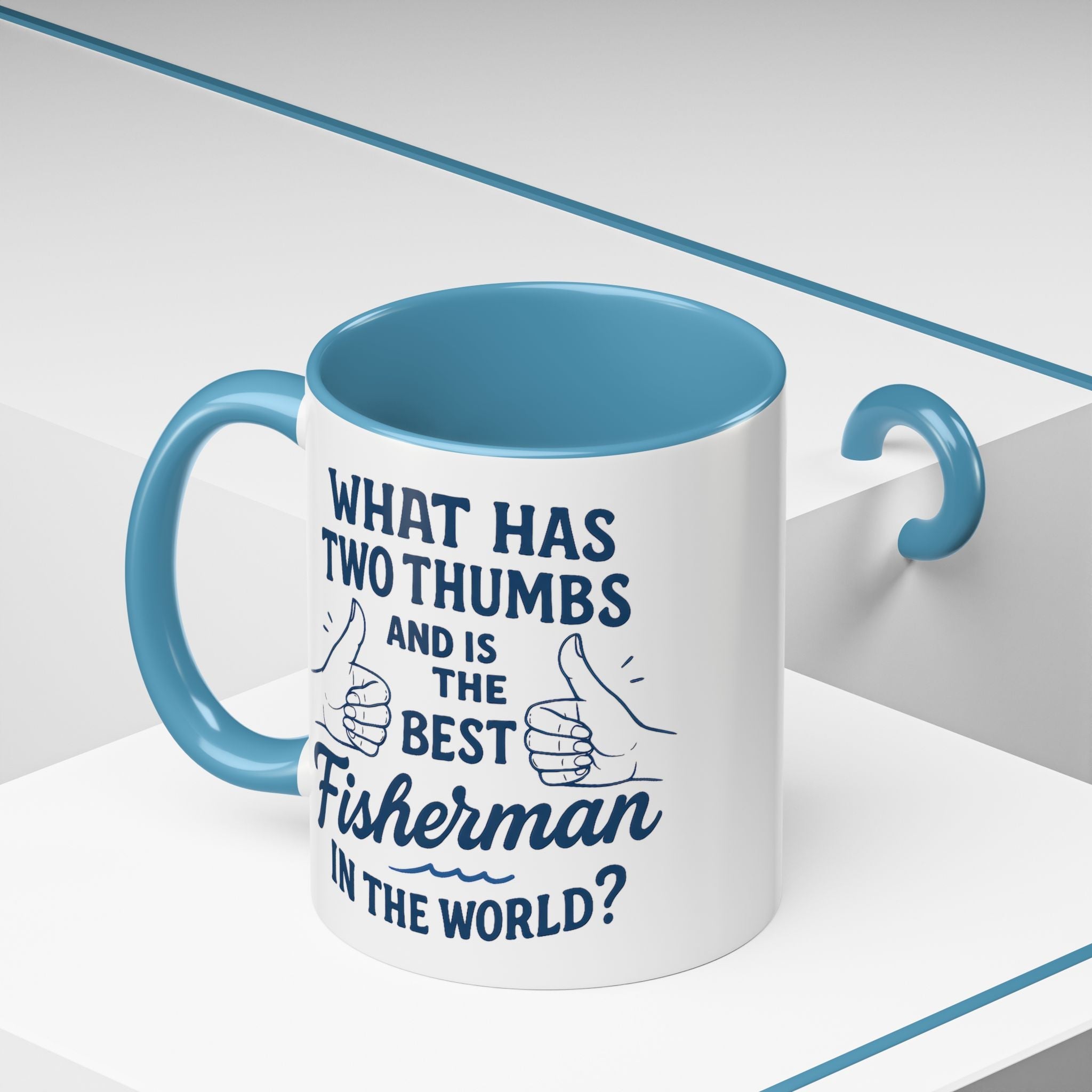 Funny Fisherman Coffee Mug, Gift for Dad, Fishing Humor, Best Fisherman Mug, Birthday Present for Men - Get Tight Gear
