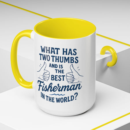 Funny Fisherman Coffee Mug, Gift for Dad, Fishing Humor, Best Fisherman Mug, Birthday Present for Men - Get Tight Gear