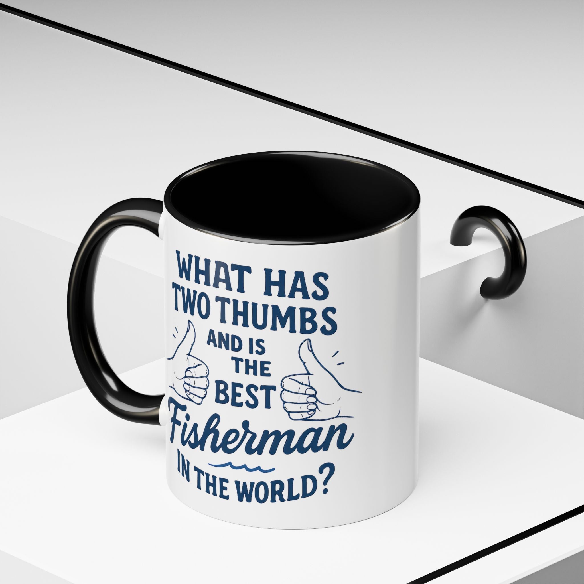 Funny Fisherman Coffee Mug, Gift for Dad, Fishing Humor, Best Fisherman Mug, Birthday Present for Men - Get Tight Gear
