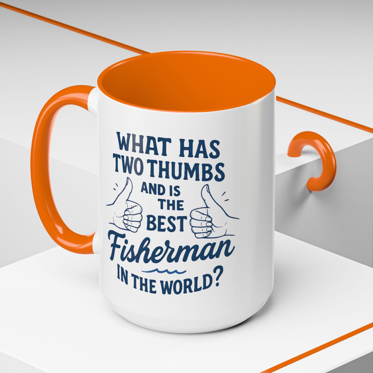 Funny Fisherman Coffee Mug, Gift for Dad, Fishing Humor, Best Fisherman Mug, Birthday Present for Men - Get Tight Gear