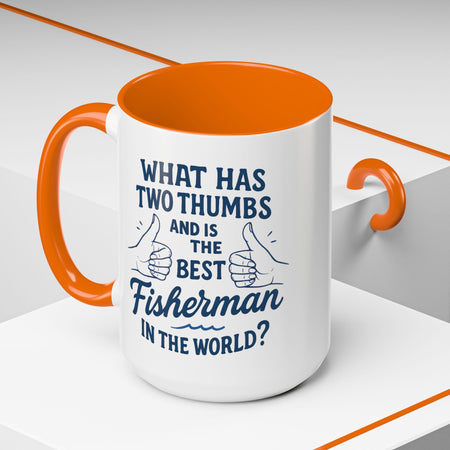 Funny Fisherman Coffee Mug, Gift for Dad, Fishing Humor, Best Fisherman Mug, Birthday Present for Men - Get Tight Gear