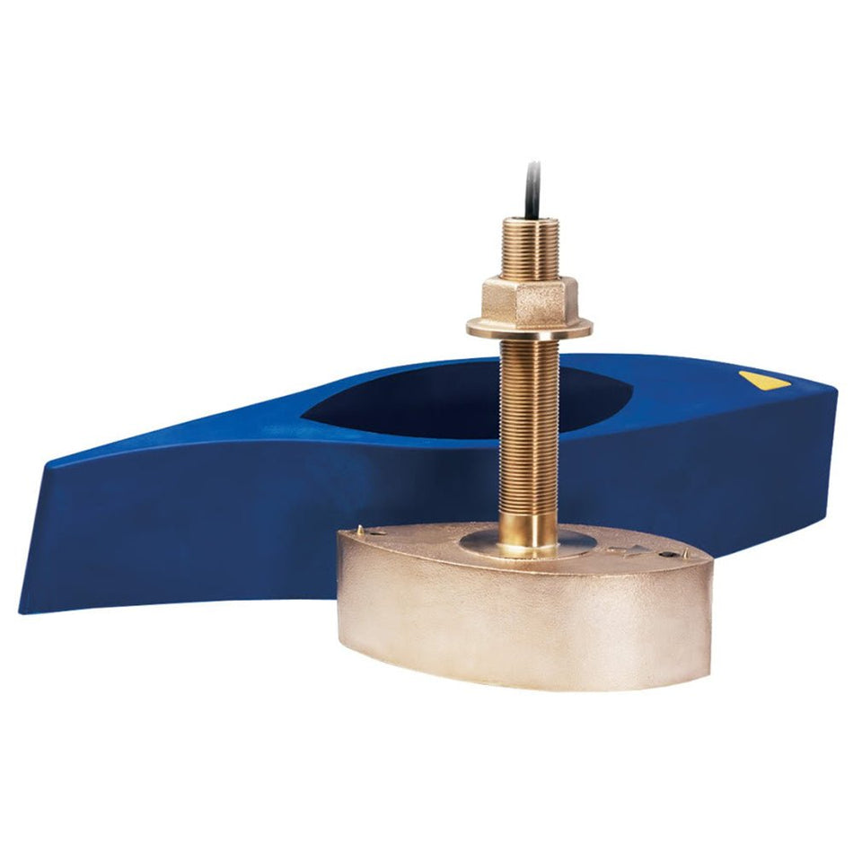 Furuno 526T - HDD Bronze Broadband Thru - Hull Transducer w/Temp, Built - In Diplexer & Hi - Speed Fairing Block 1kW (10 - Pin) - Get Tight Gear