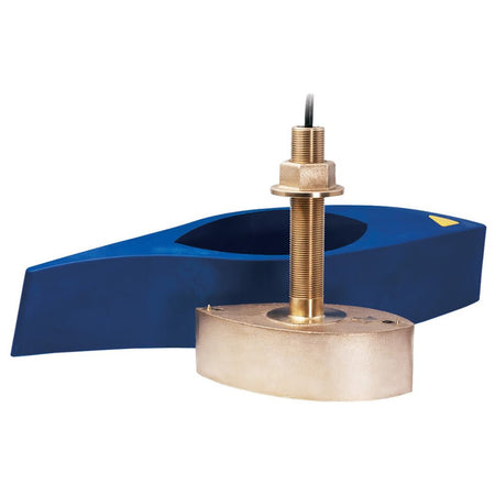 Furuno 526T - HDN Bronze Broadband Thru - Hull Transducer w/ Temp and Hi - Speed Fairing Block, 1kW (No Plug) - Get Tight Gear