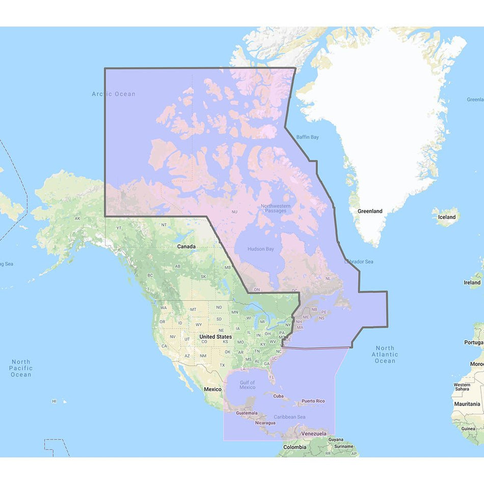 Furuno US & Canada Atlantic Coast, Gulf of Mexico, Caribbean Bahamas and central America Vector Charts - Unlock Code - Get Tight Gear