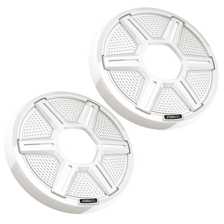Fusion Apollo 7.7" Shielded White Speaker Grilles (Pair) - Get Tight Gear
