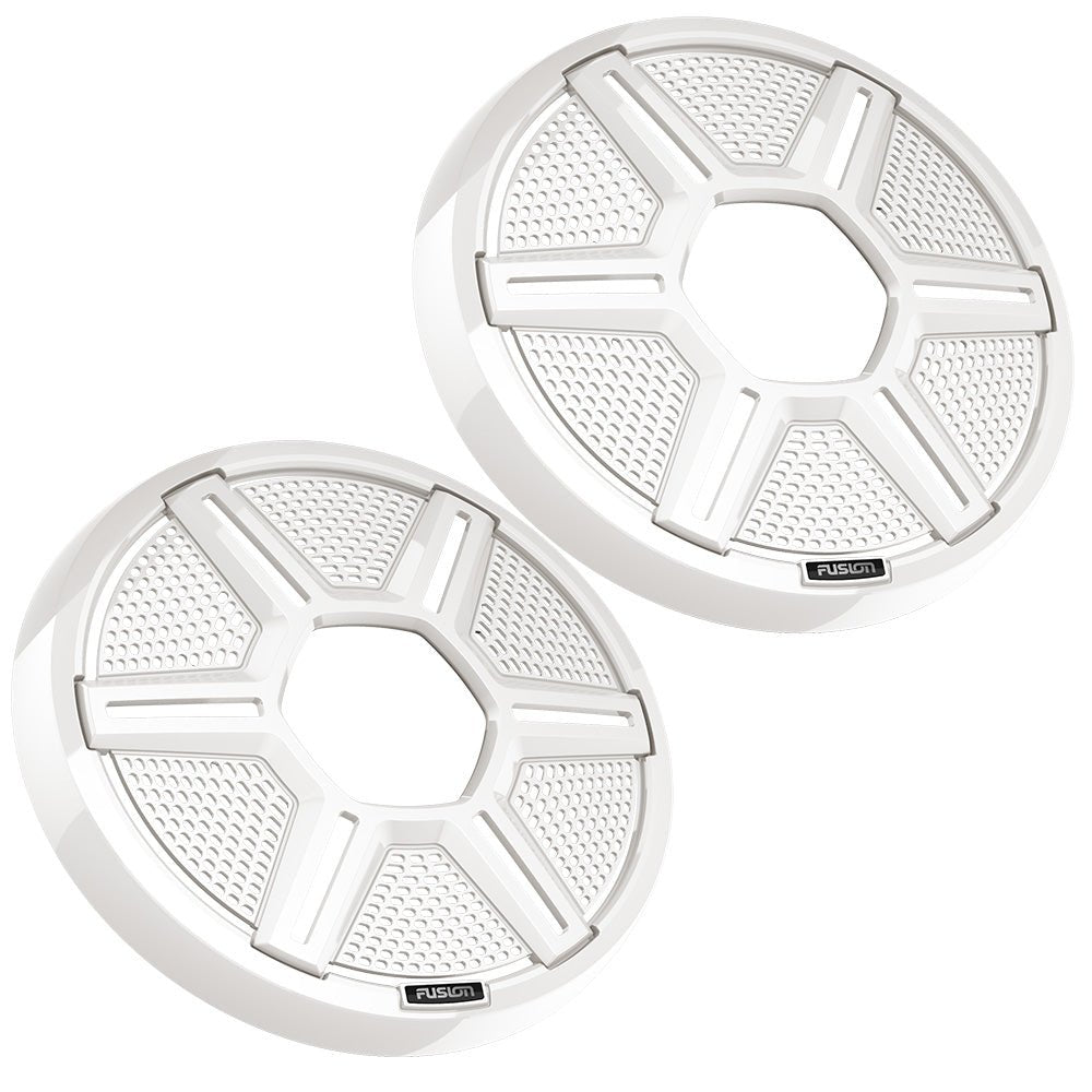 Fusion Apollo 8.8" Shielded White Speaker Grilles (Pair) - Get Tight Gear