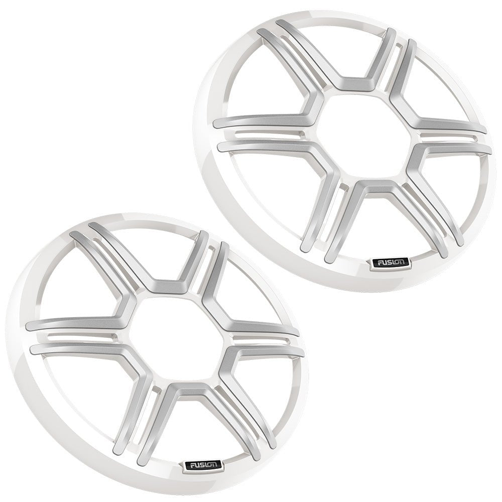 Fusion Apollo 8.8" Sports White Speaker Grilles (Pair) - Get Tight Gear