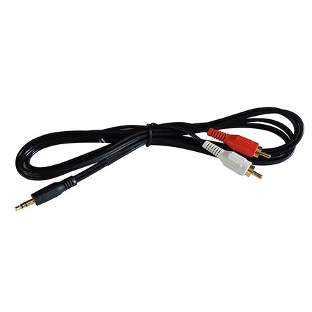 Fusion MS - CBRCA3.5 Input Cable - 1 Male (3.5 mm) to 2 Male RCA - Get Tight Gear