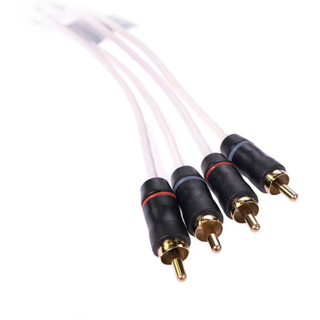 Fusion Performance RCA Cable - 4 Channel - 25' - Get Tight Gear