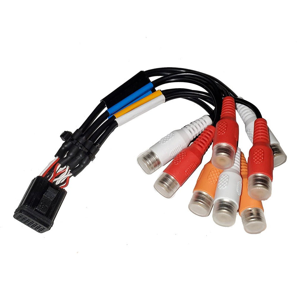 Fusion Wire Harness f/ MS - RA670 & MS - RA770 Stereo - Zone 1 & 2 (B Port - RCA) - Get Tight Gear