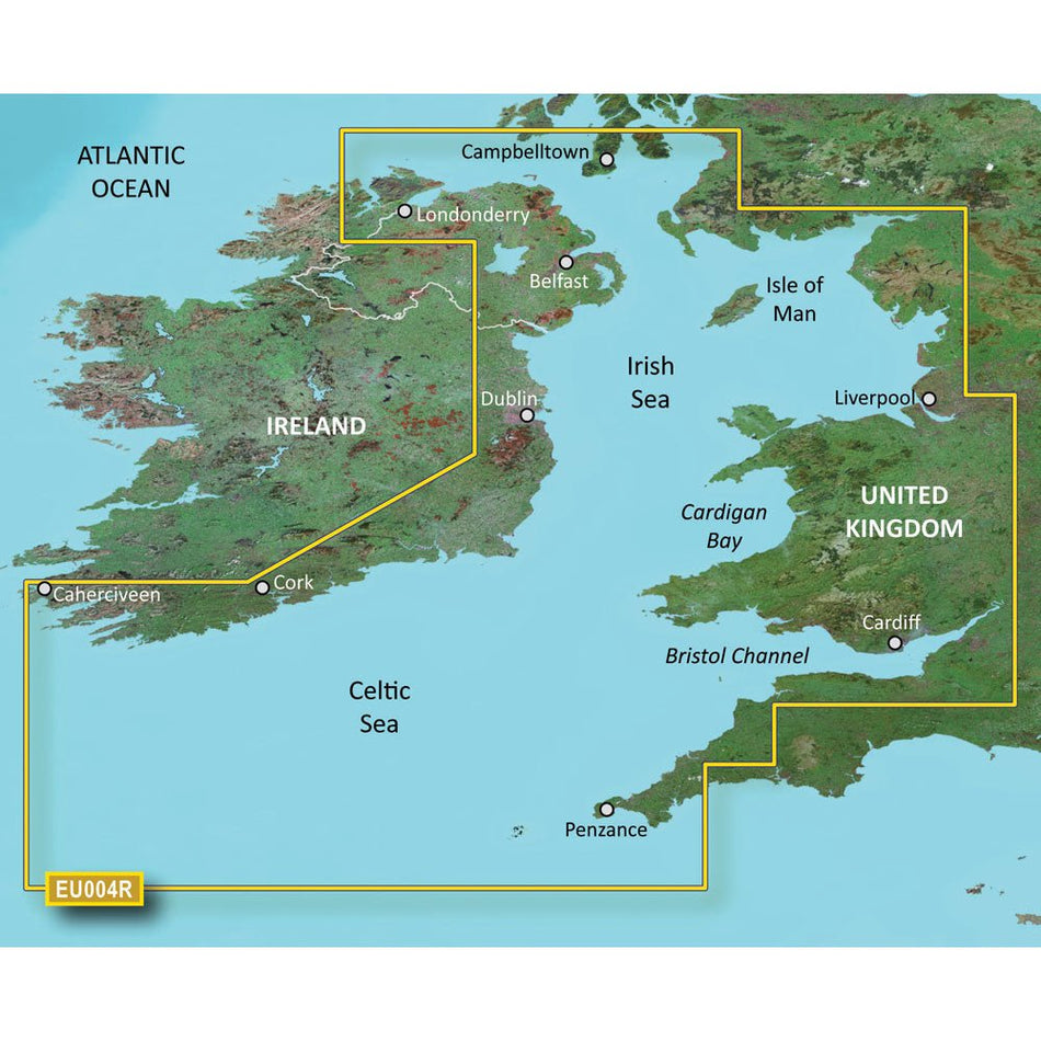 Garmin BlueChart g3 HD - HXEU004R - Irish Sea - microSD/SD - Get Tight Gear