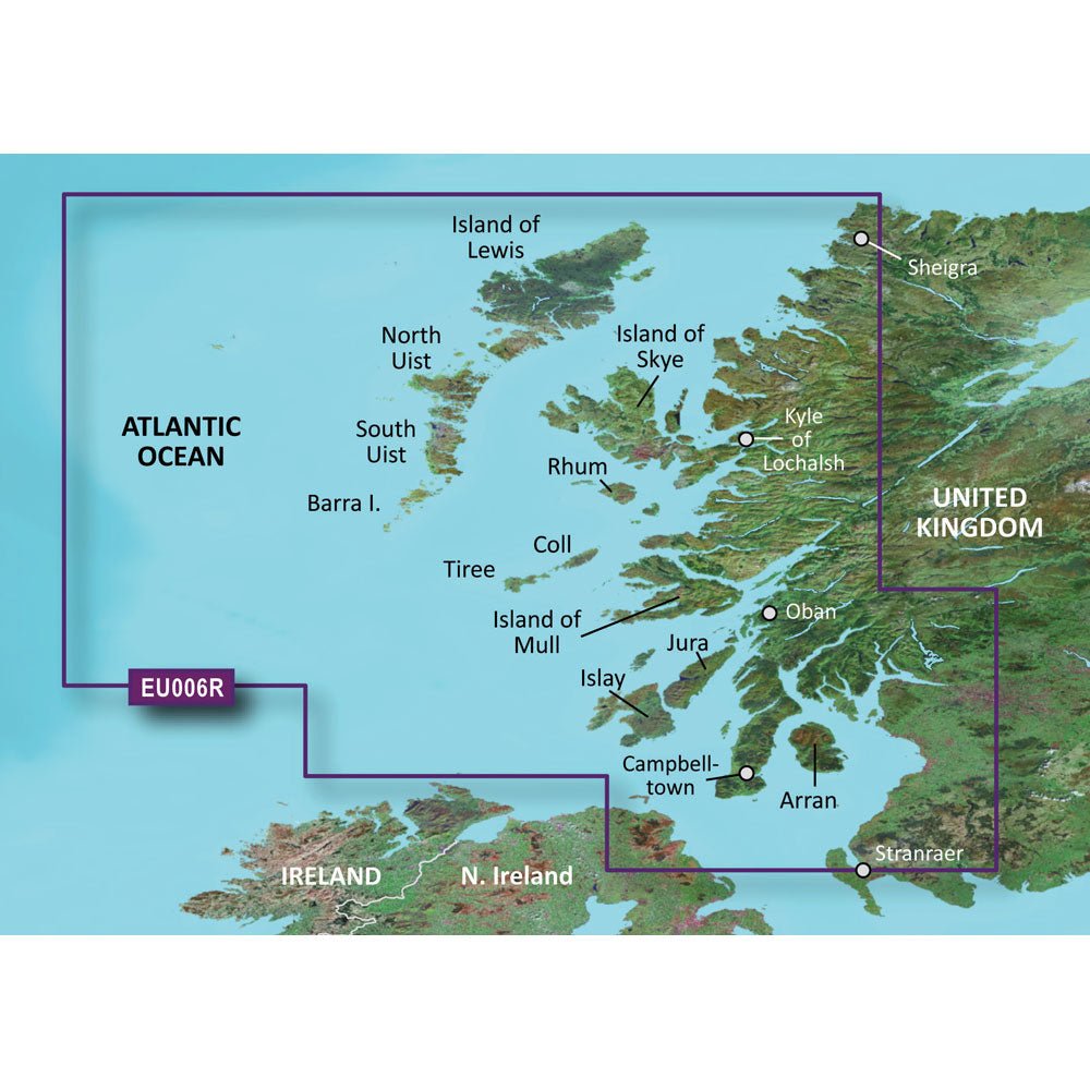 Garmin BlueChart g3 HD - HXEU006R - Scotland West Coast - microSD/SD - Get Tight Gear